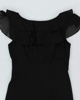 Y2k 00s Laura Black Dress - M