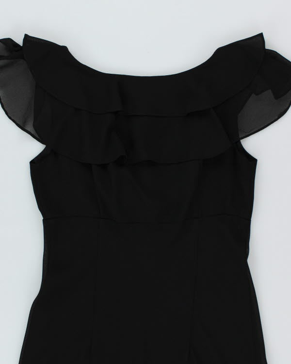 Y2k 00s Laura Black Dress - M