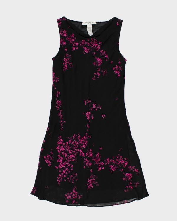 VIntage 90s Jones New York Floral Cowl Neck Dress - S