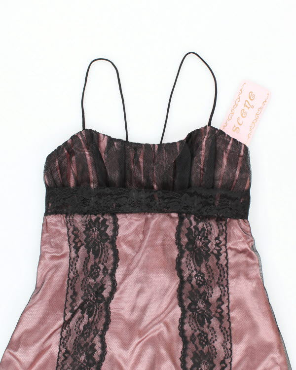 Deadstock Scene Lace-up Dress - S