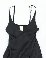 Vintage 90s Silk &amp; Satin Slip Dress - M