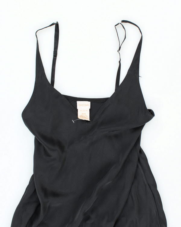 Vintage 90s Silk &amp; Satin Slip Dress - M