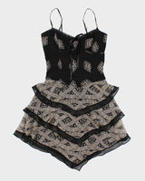 Y2k 00s Guess Ruffle Dress - S