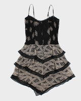 Y2k 00s Guess Ruffle Dress - S