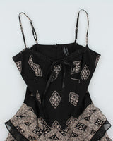 Y2k 00s Guess Ruffle Dress - S