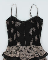 Y2k 00s Guess Ruffle Dress - S