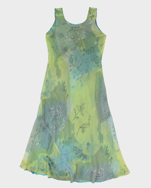 Vintage 00s Meadow Lane Sheer Dress - L