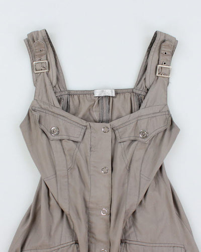 Y2k 00s F&2 Cargo Dress - L