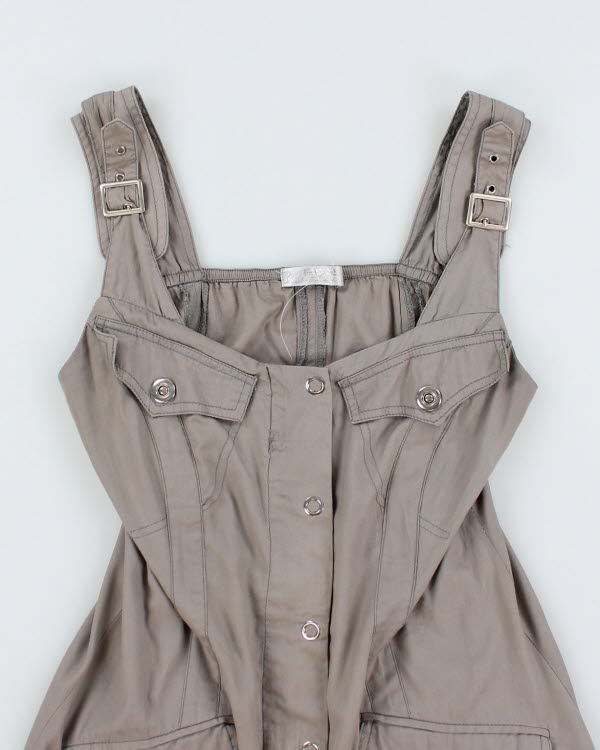 Y2k 00s F&2 Cargo Dress - L