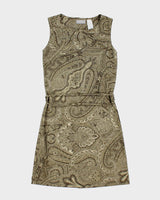 Y2k 00s Liz Claiborne Paisley Pattern Dress - S