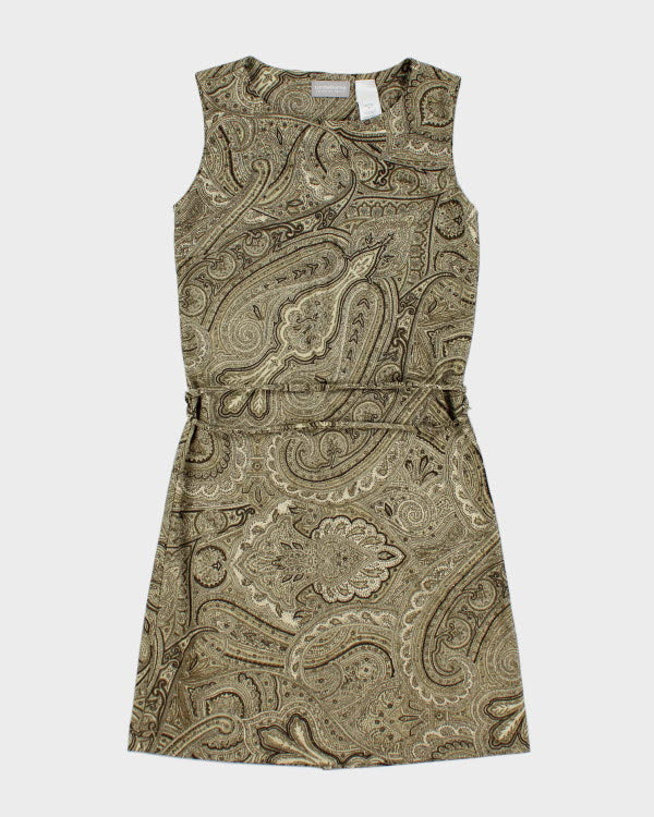 Y2k 00s Liz Claiborne Paisley Pattern Dress - S