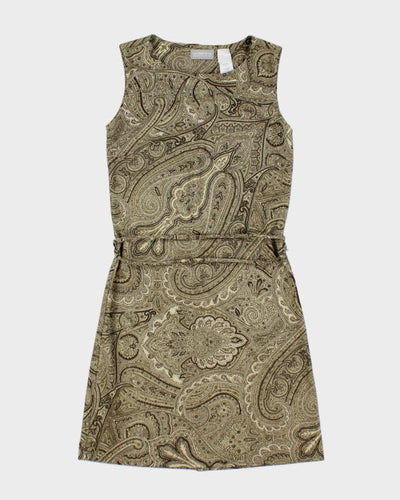 Y2k 00s Liz Claiborne Paisley Pattern Dress - S