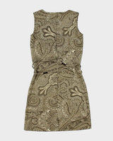 Y2k 00s Liz Claiborne Paisley Pattern Dress - S
