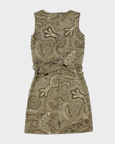 Y2k 00s Liz Claiborne Paisley Pattern Dress - S