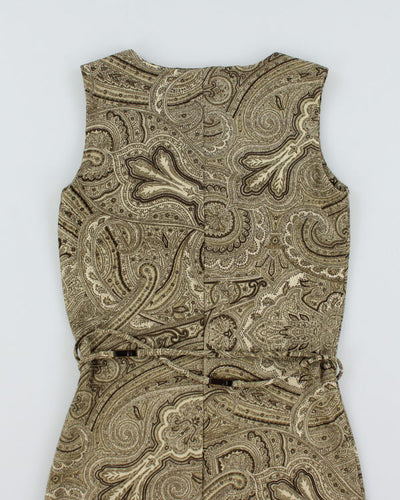 Y2k 00s Liz Claiborne Paisley Pattern Dress - S