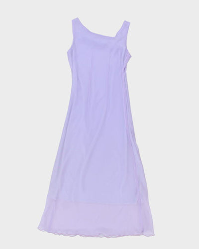 Vintage 90s Purple Handmade Dress - XS