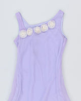 Vintage 90s Purple Handmade Dress - XS