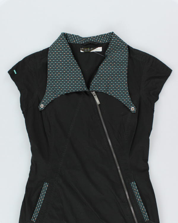 Vintage Y2k 00s SkunkFunk Zip Dress - M
