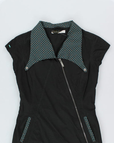Vintage Y2k 00s SkunkFunk Zip Dress - M