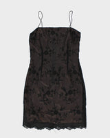 Vintage 90s Amazing Foral Mini Dress - S