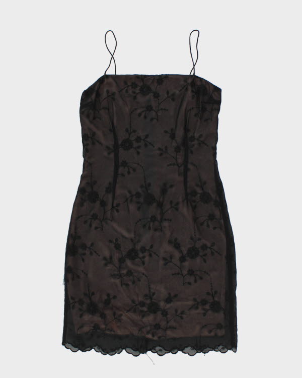 Vintage 90s Amazing Foral Mini Dress - S