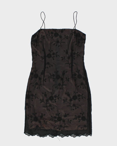 Vintage 90s Amazing Foral Mini Dress - S