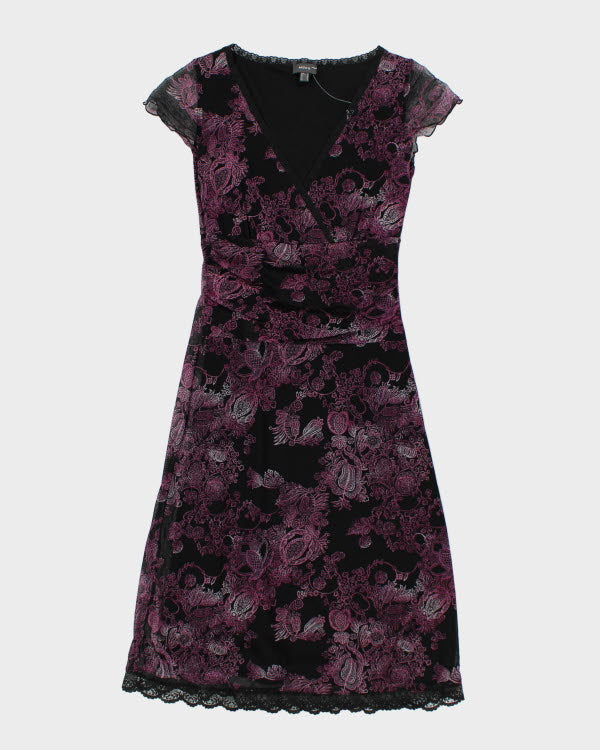 Y2k 00s Mexx Pattern Dress - S