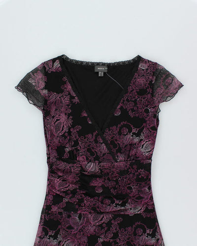 Y2k 00s Mexx Pattern Dress - S