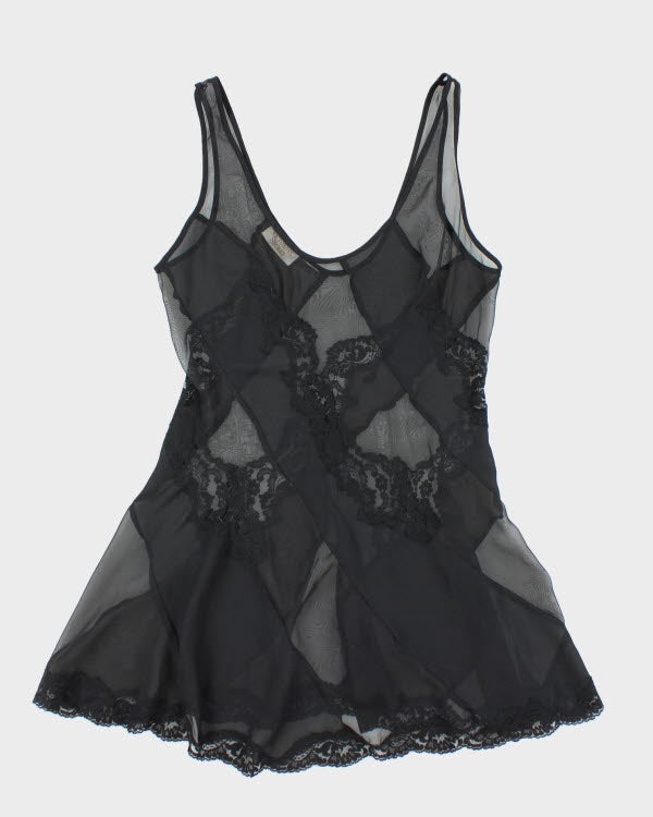 Vintage 90s Victoria's Secret Mesh Slip Dress - M