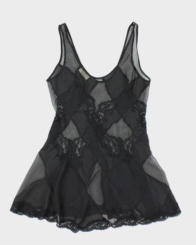 Vintage 90s Victoria's Secret Mesh Slip Dress - M
