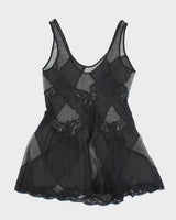 Vintage 90s Victoria's Secret Mesh Slip Dress - M