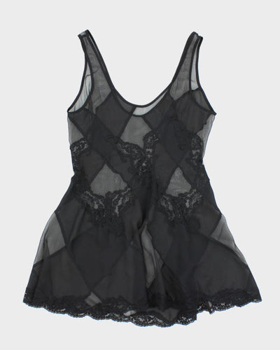Vintage 90s Victoria's Secret Mesh Slip Dress - M