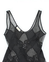 Vintage 90s Victoria's Secret Mesh Slip Dress - M