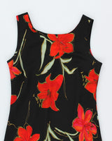 Vintage 90s Jessica Floral Dress - S