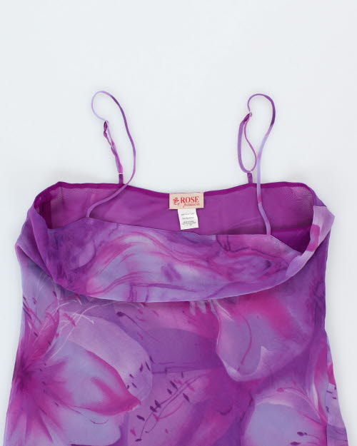 Vintage Y2k 00s Rose Passion - L