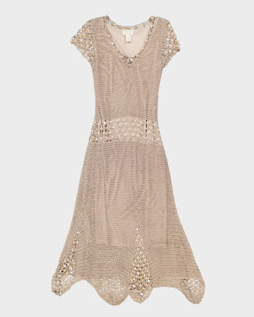 Y2k 00s Kroshetta Gold Dress - M