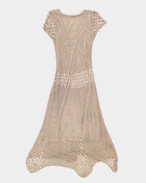 Y2k 00s Kroshetta Gold Dress - M