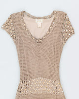 Y2k 00s Kroshetta Gold Dress - M