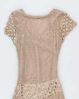 Y2k 00s Kroshetta Gold Dress - M