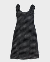 Y2k 00s Raindrops Polka Dot Dress - S
