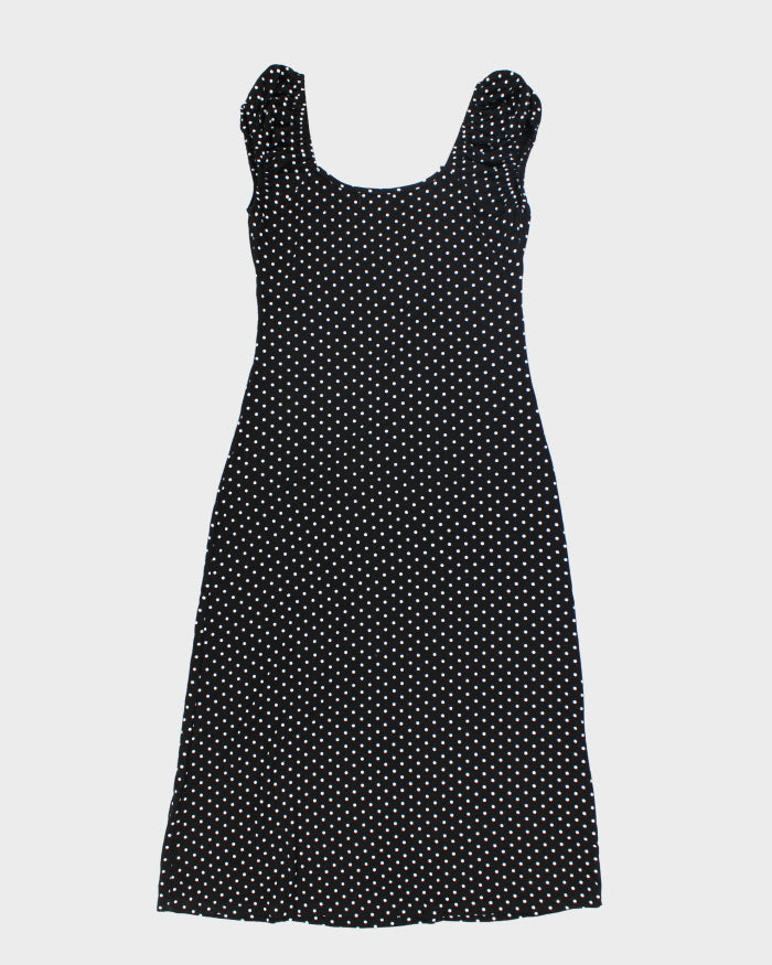Y2k 00s Raindrops Polka Dot Dress - S