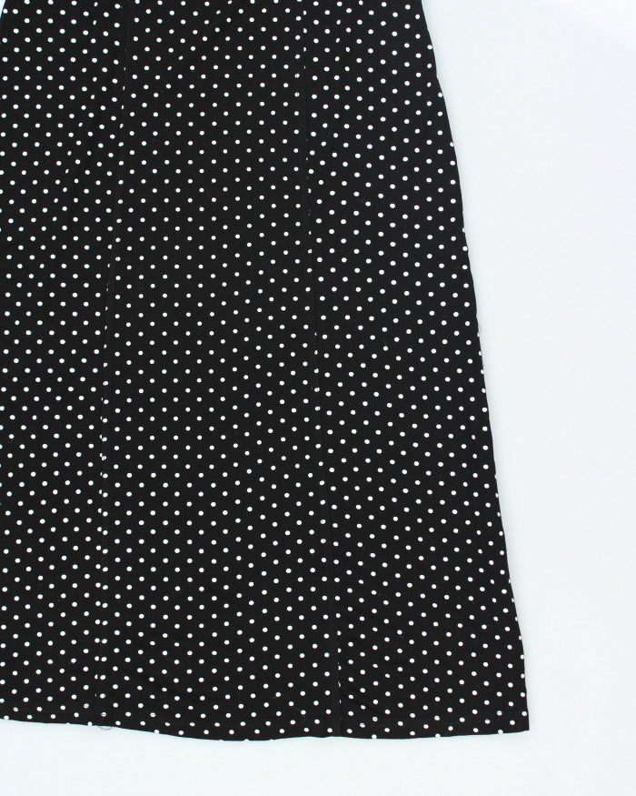 Y2k 00s Raindrops Polka Dot Dress - S