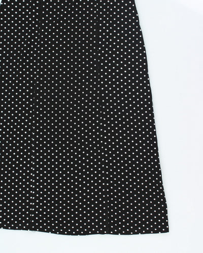 Y2k 00s Raindrops Polka Dot Dress - S