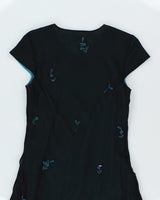 Vintage 90s Jessica Beaded Dress - S