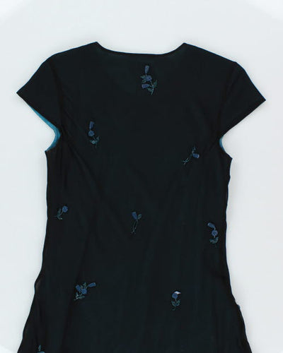 Vintage 90s Jessica Beaded Dress - S