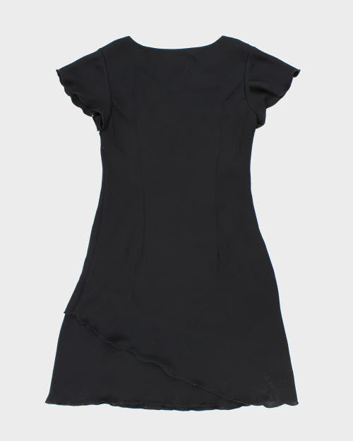 Vintage 90s Jessica Black Beaded Dress - M