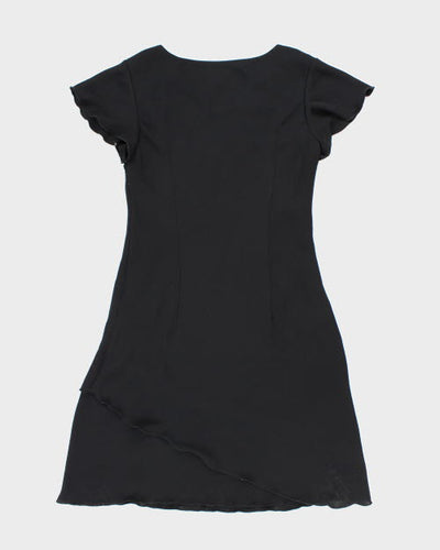 Vintage 90s Jessica Black Beaded Dress - M