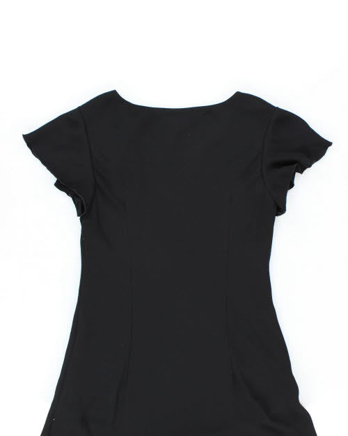 Vintage 90s Jessica Black Beaded Dress - M