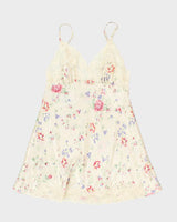 Vintage 90s Versailles Floral Slip Dress - M