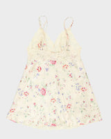 Vintage 90s Versailles Floral Slip Dress - M